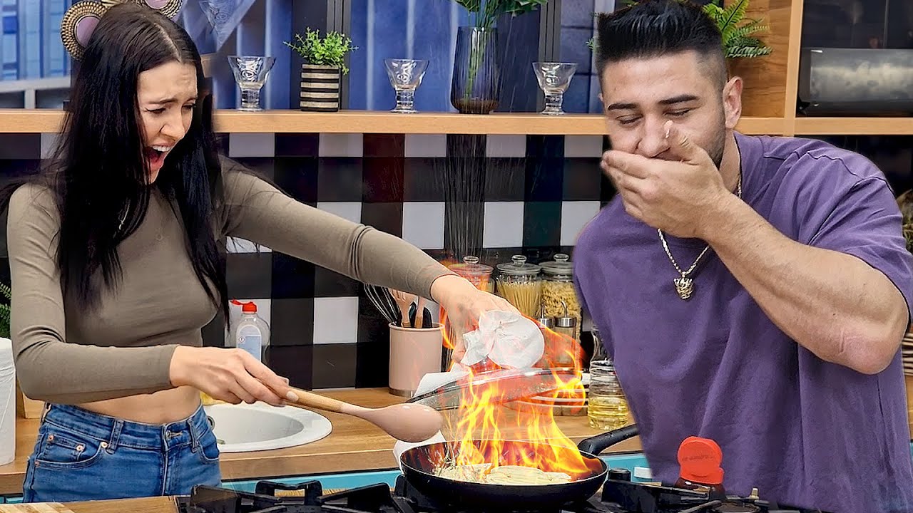 Bianca Comănici a urlat de durere după ce s-a fript! Cum a reacționat Bogdan Mocanu?