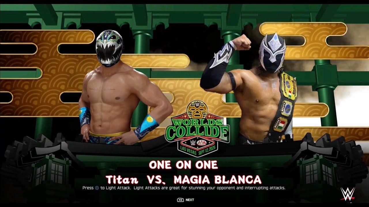 WWE 2K25 TITAN VS MAGIA BLANCA 