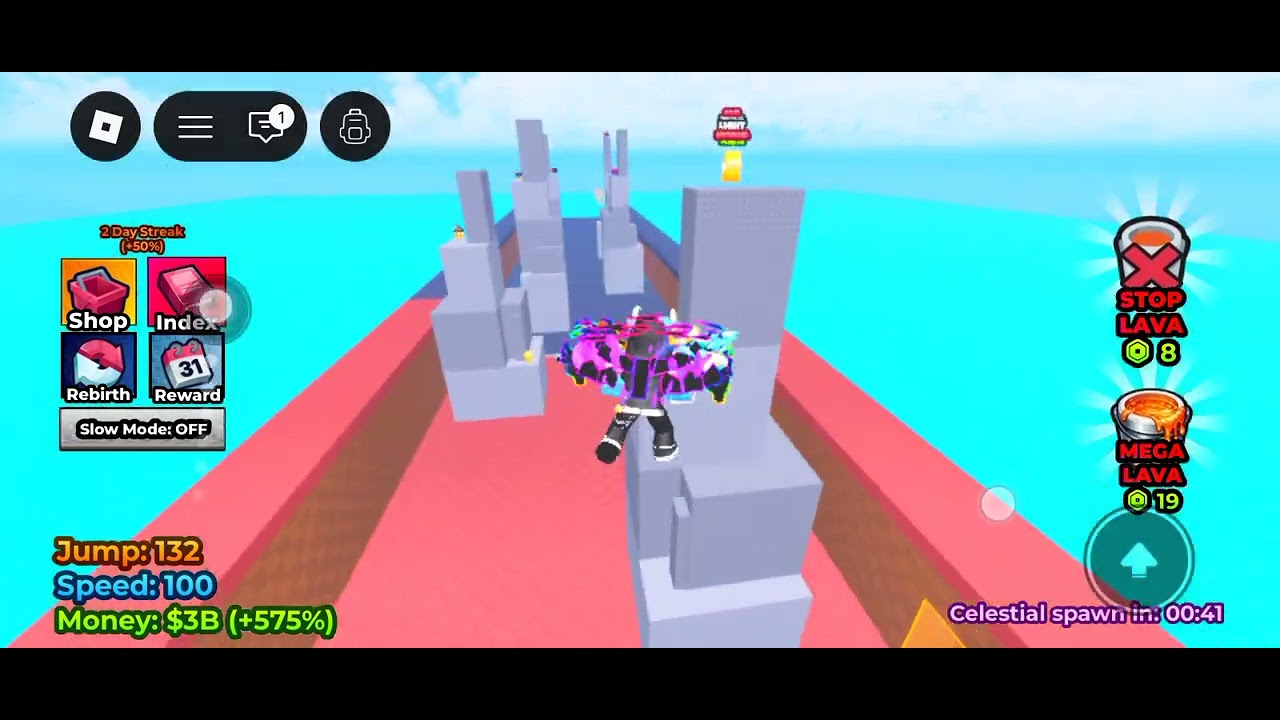First video playing survive lava for devil fruit in Roblox!