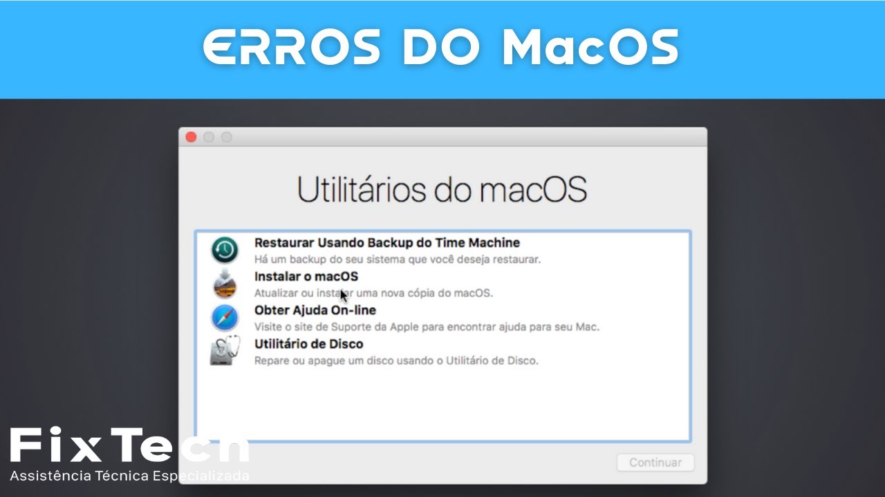 Principais erros na instalação do MacOs | Copia do aplicativo instalação do MacOS esta danificada