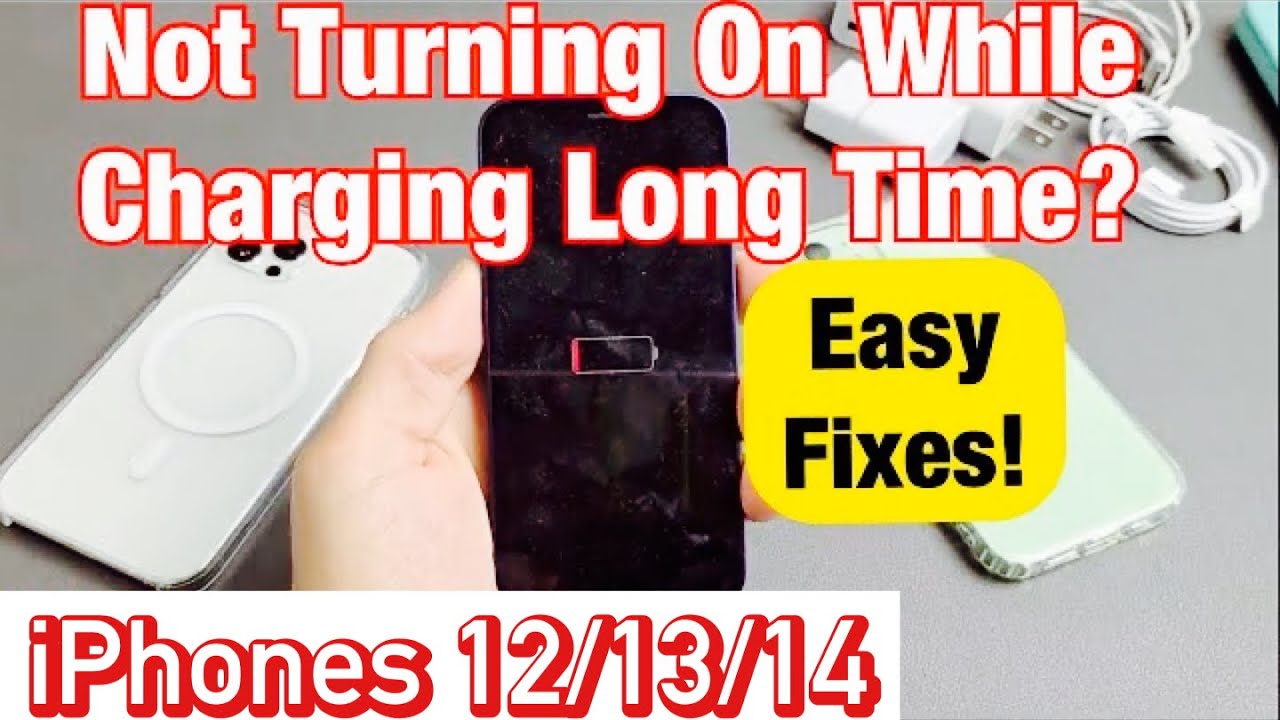 iPhone 12/13/14: Not Turning On While Charging for Long Time? Easy Fixes!