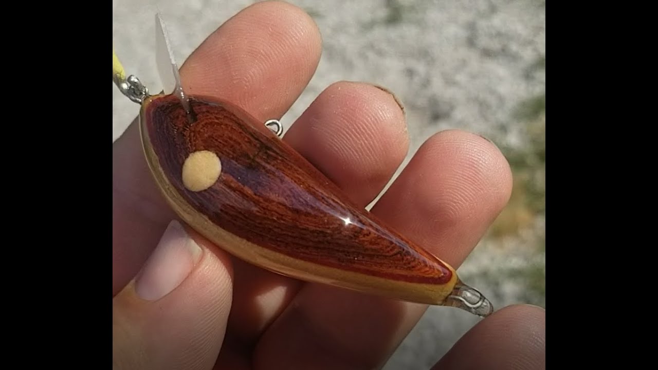 Making a Fishing Lure from Cottonwood Bark