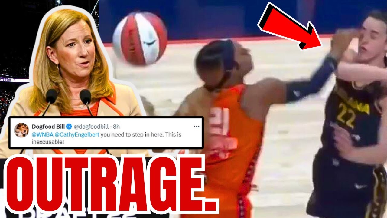 WNBA OUTRAGE! Dijonai Carrington's BRUTAL EYE POKE on Caitlin Clark Has Cathy Engelbert IN A BIND!