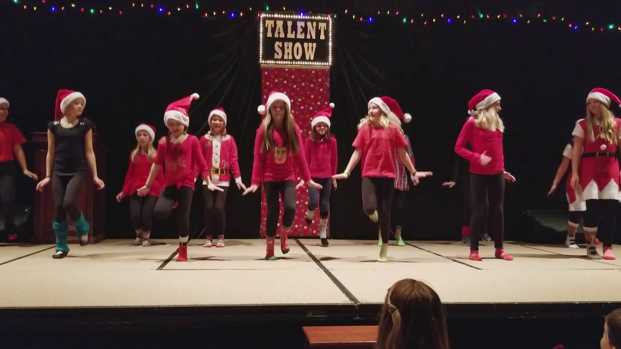 Activity day girls Christmas talent show