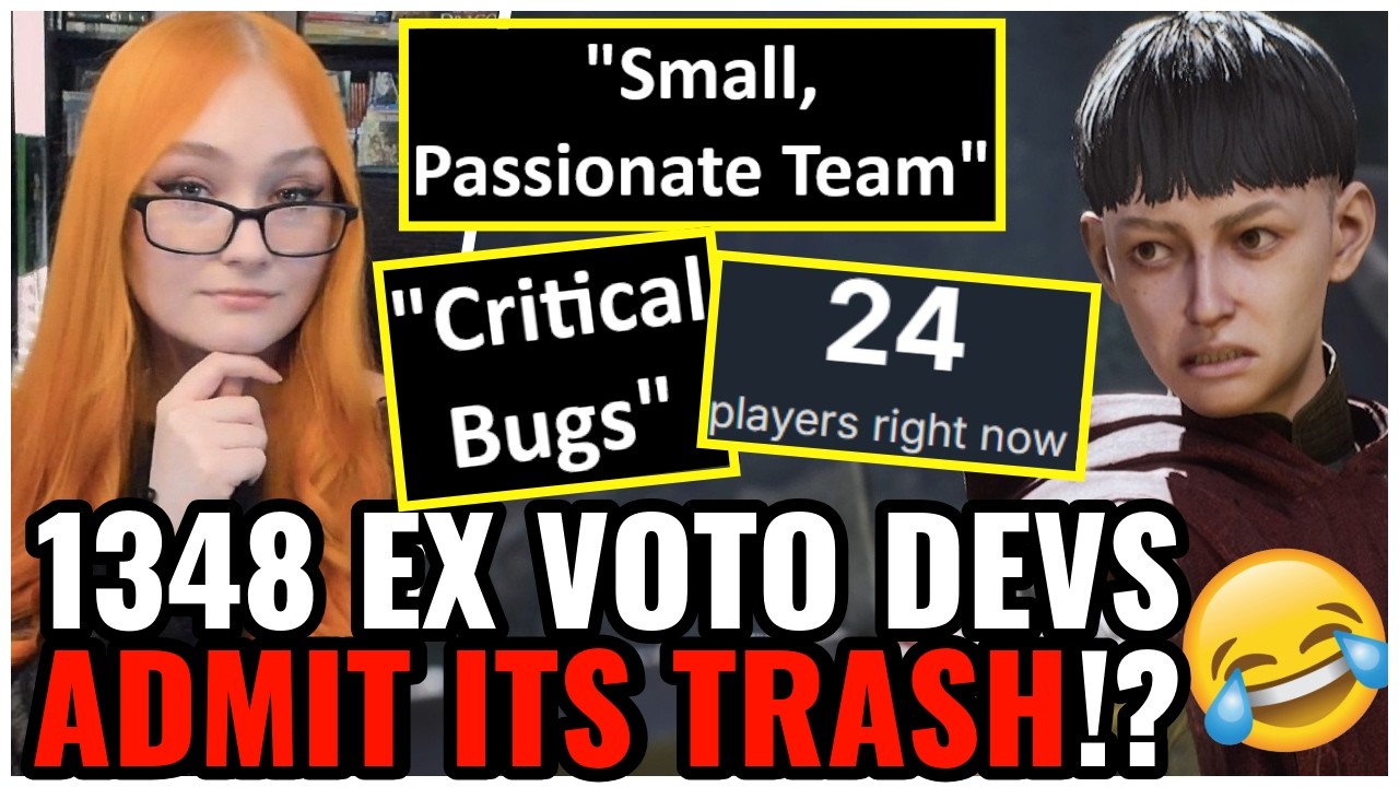 Lesbian Knight Game Devs ADMIT It's Trash 🤣 Responds To 1348 Ex Voto Complaints & LOCKS Replies