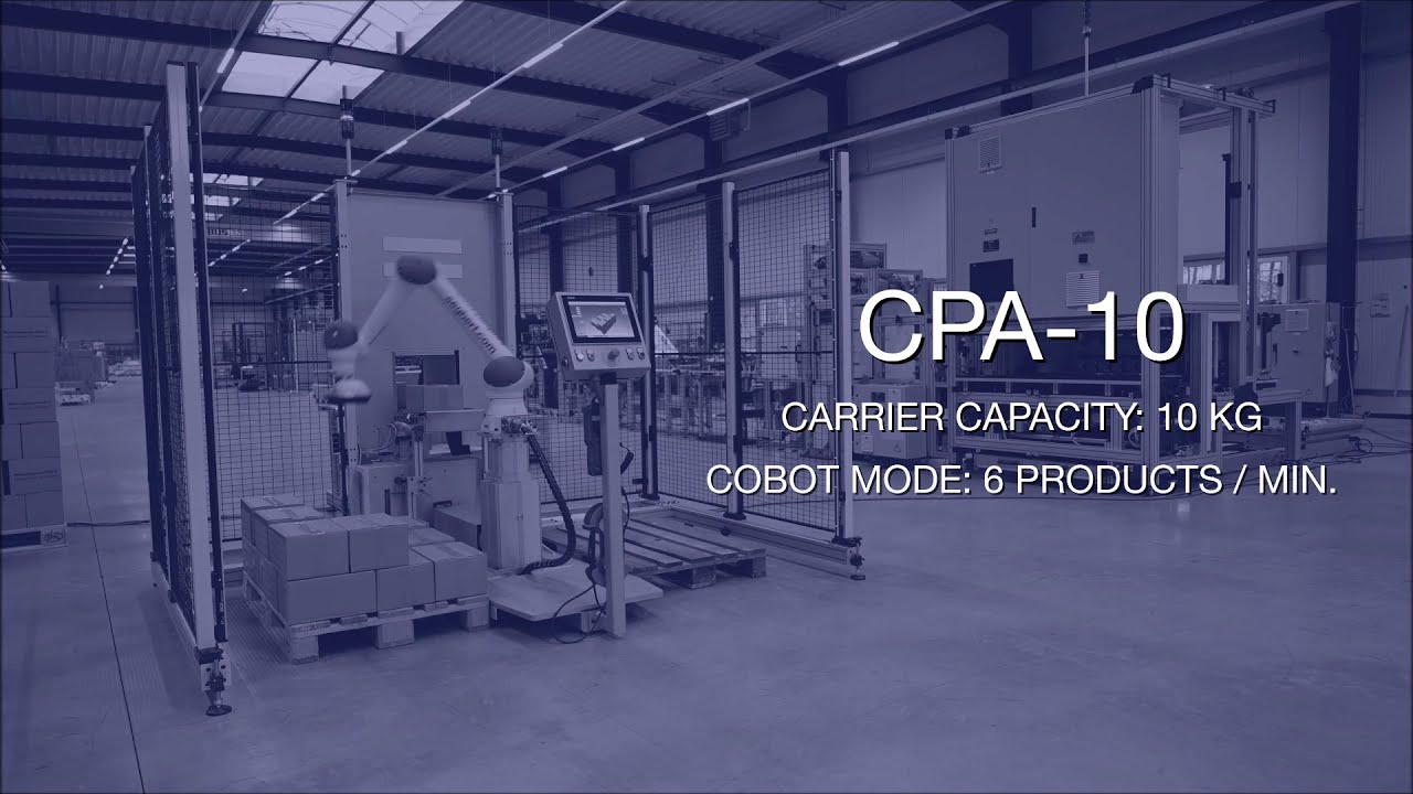 Segbert Mobile High-Speed Cobot or Robot Palletizer and De-Palletizer