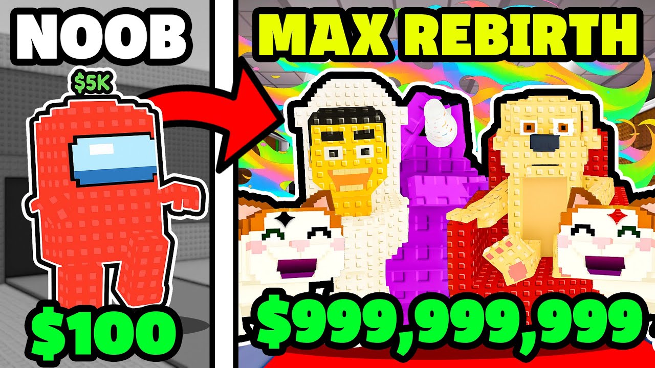 НУБ до МАКСИМАЛЬНОГО ВОЗРОЖДЕНИЯ с ЭКСКЛЮЗИВНЫМ МЕМОМ ОП в Roblox Укради мем...