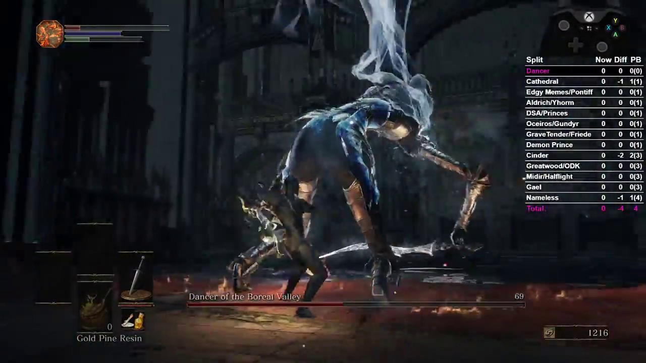 Dark Souls 3 - World's First 0 Hits Taken SL1 No-Upgrades/Infusions All Bosses + DLCs