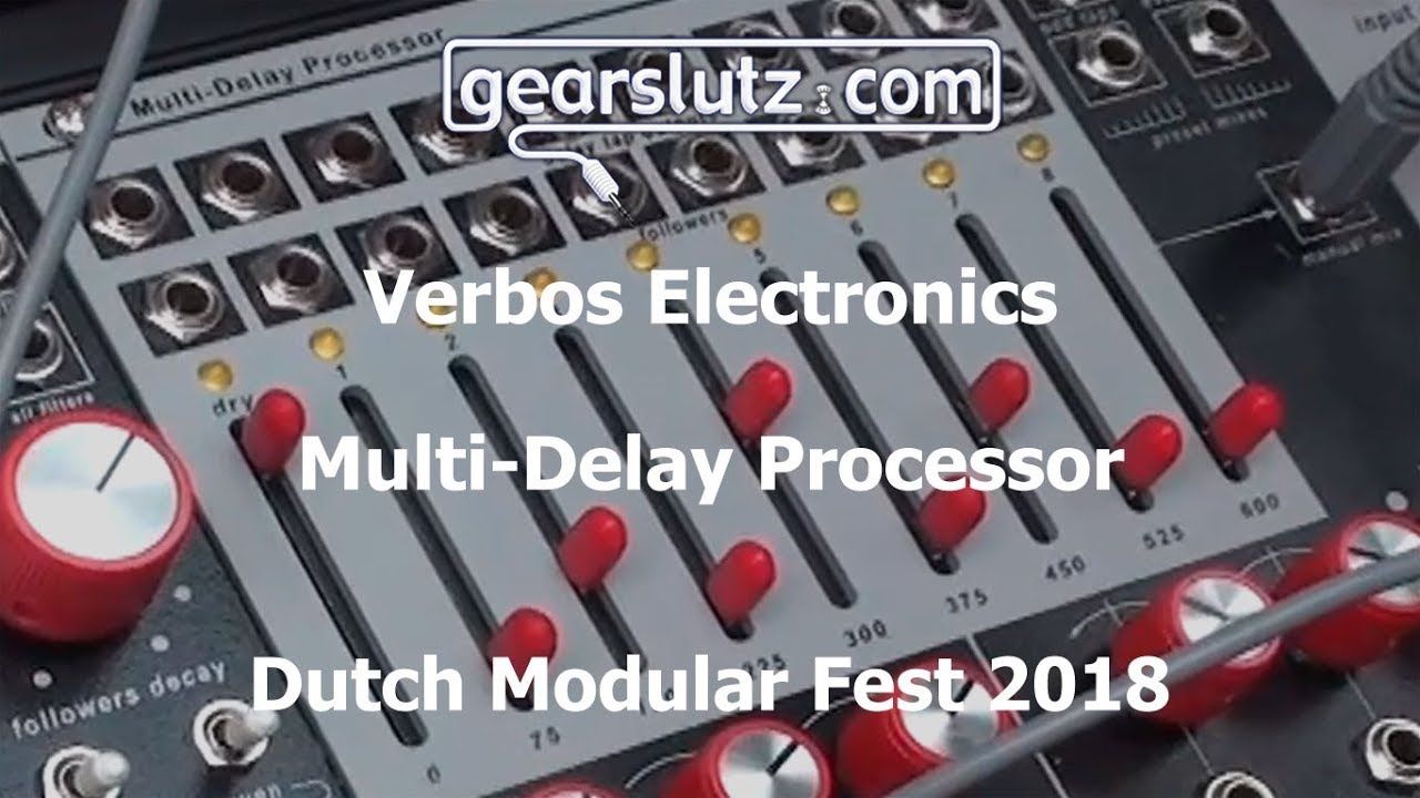 Verbos Multi-Delay Processor demo @ DMF 2018