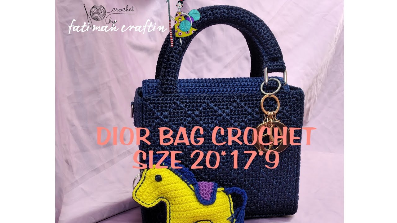DIOR BAG CROCHET || part 1|| merajut badan tas