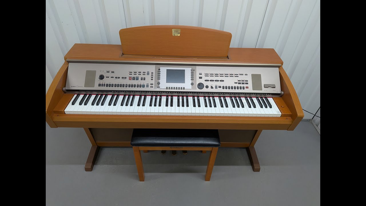 Yamaha Clavinova CVP-305 Digital Piano arranger + stool in cherry stock 