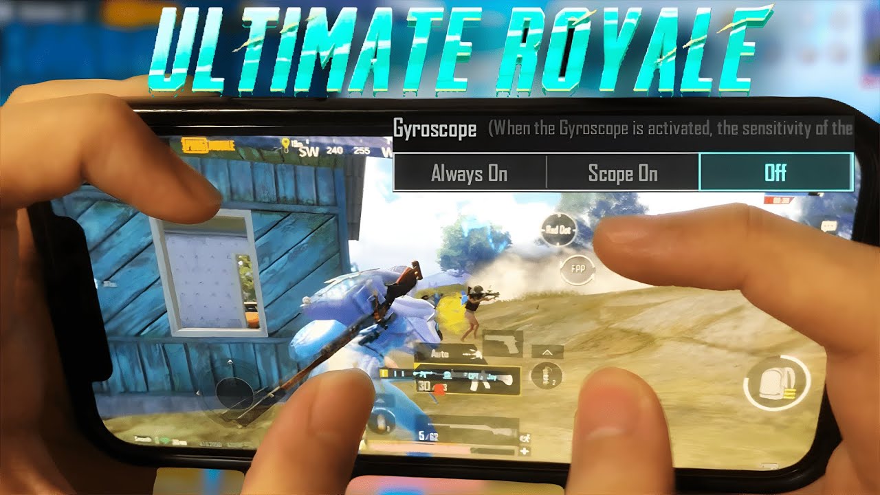 No Gyro iPhone Player 1vs4 Clutches in Ultimate Royale#20 (Handcam) | PUBG Mobile