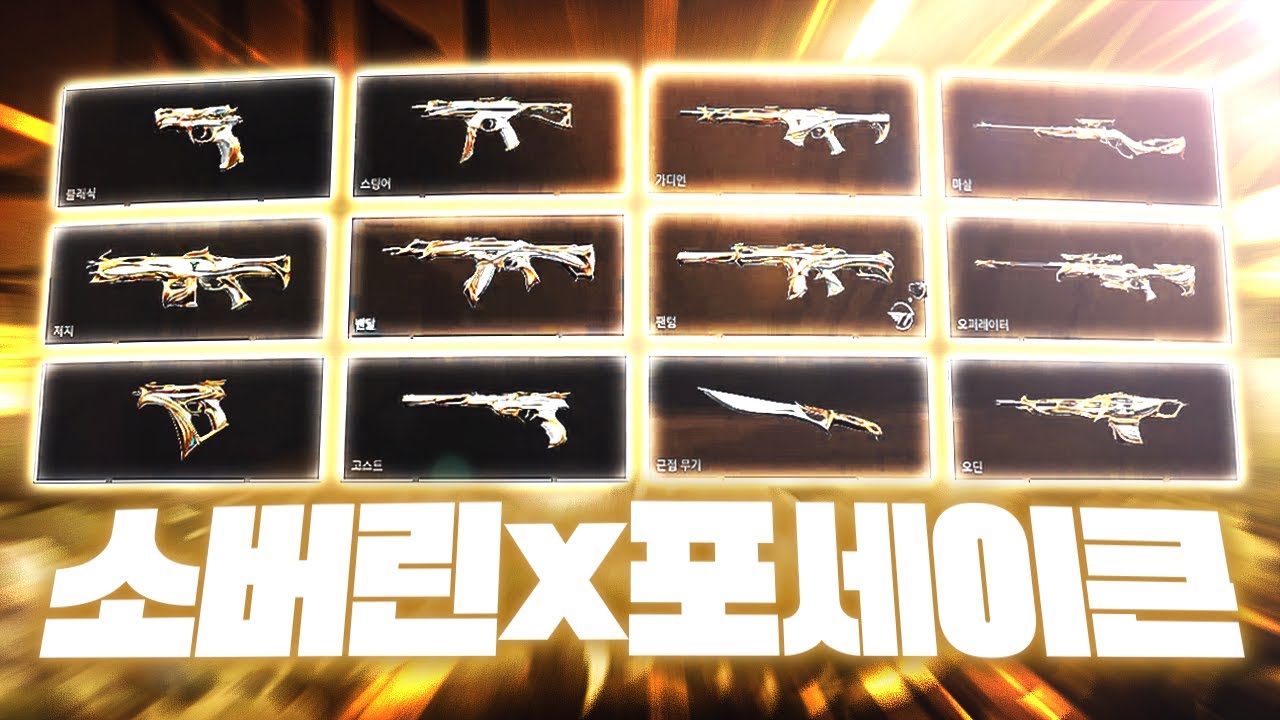똑같은 디자인의 스킨이 12개...? 소버린 3.0 언제 나오지...