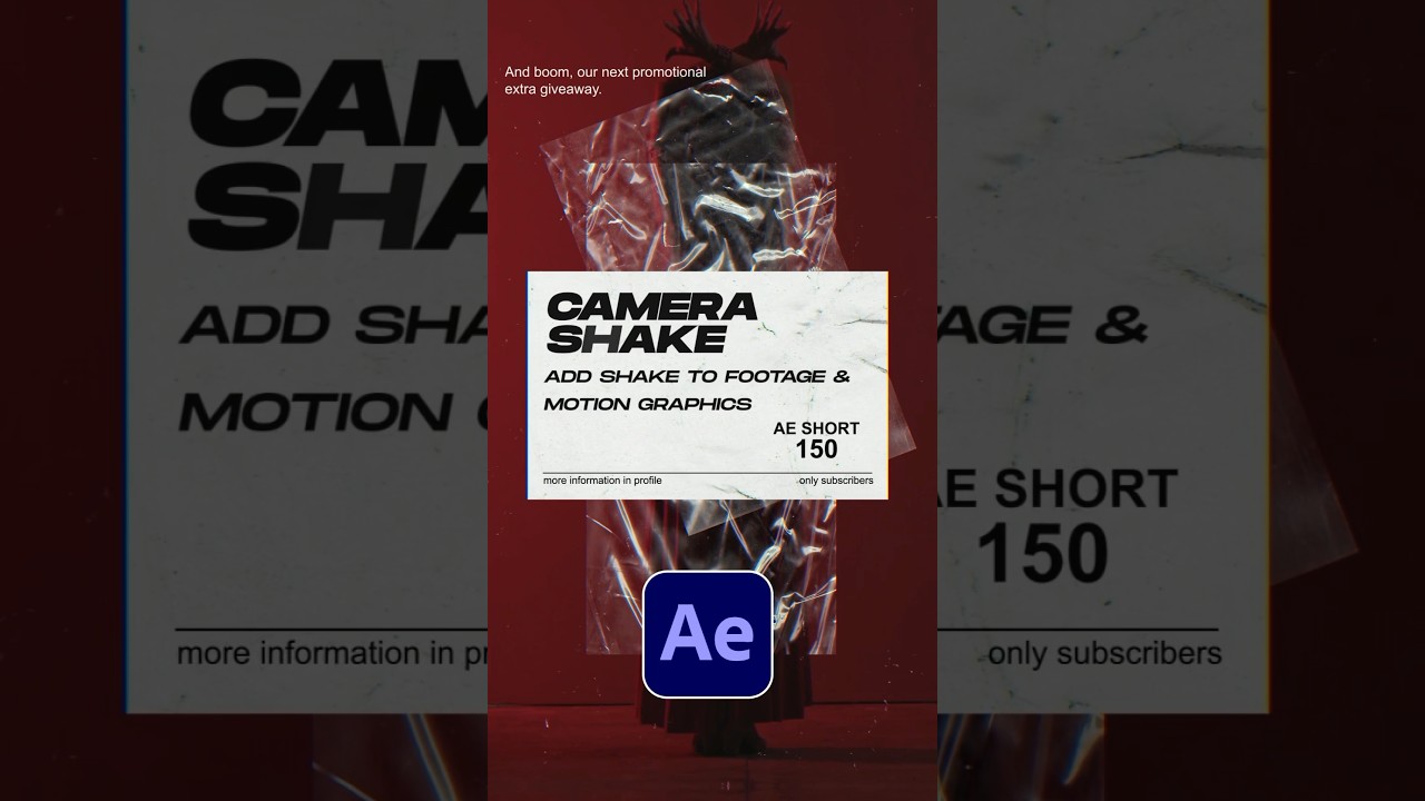 Easily Apply Seamless Camera Shake to Anything in After Effects