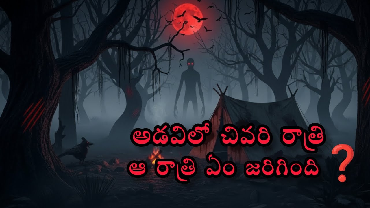 అడవిలో చివరి రాత్రి 🌲🌙 – అసలు ఆ రాత్రి ఏం జరిగింది? ❓