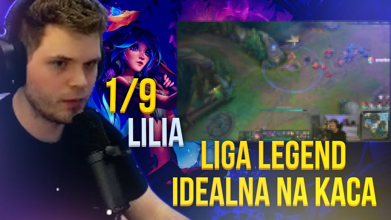 GUCIO I LEAGUE OF LEGENDS I LIGA LEGEND IDEALNA NA KACA I NAJLEPSZE MOMENTY STRIMA #309
