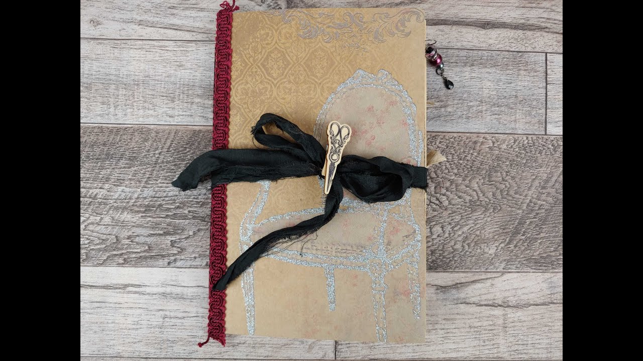 Victorian Style Kraft Paper Junk Journal Flip Through
