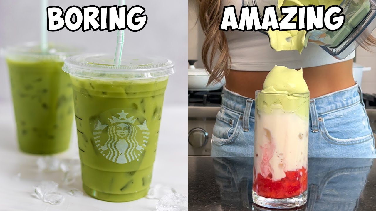 Making SECRET Starbucks Drink Recipes from TikTok