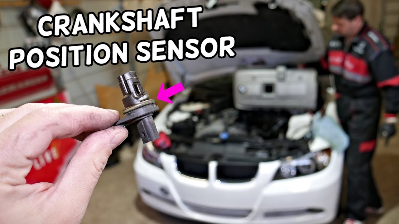 BMW 3 SERIES CRANKSHAFT POSITION SENSOR REPLACEMENT LOCATION BMW E90 E91 E92 E93