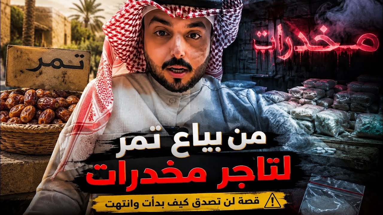 قصة من بياع تمر إلى تاجر مخدرات ‼️‼️
