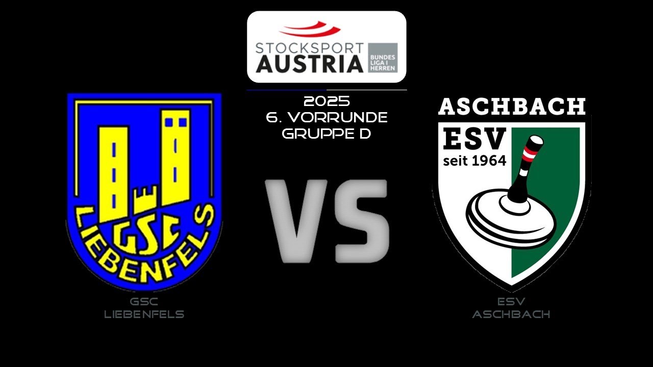 Stocksport - Bundesliga Herren 2025 - GSC Liebenfels - ESV Aschbach