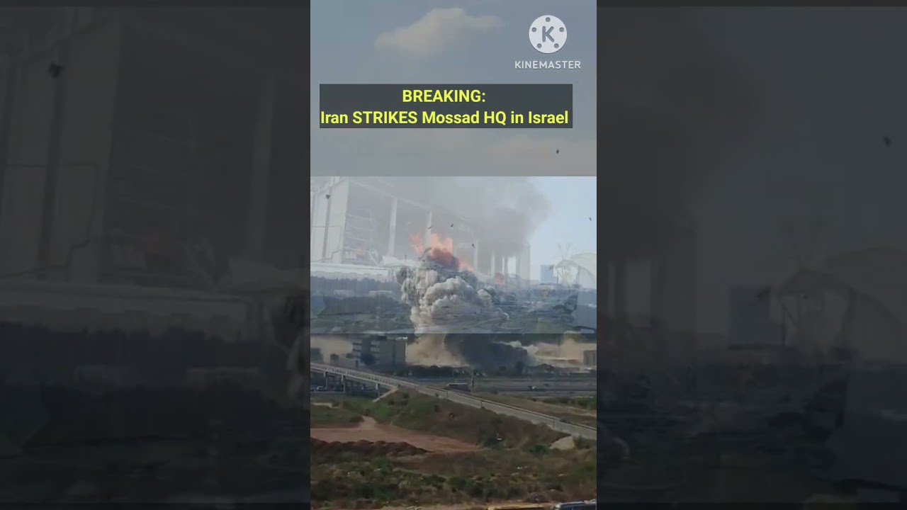 Iran Strikes Mossad Headquarters in Herzliya | Israel-Iran Conflict Escalates (2025)#news #israel