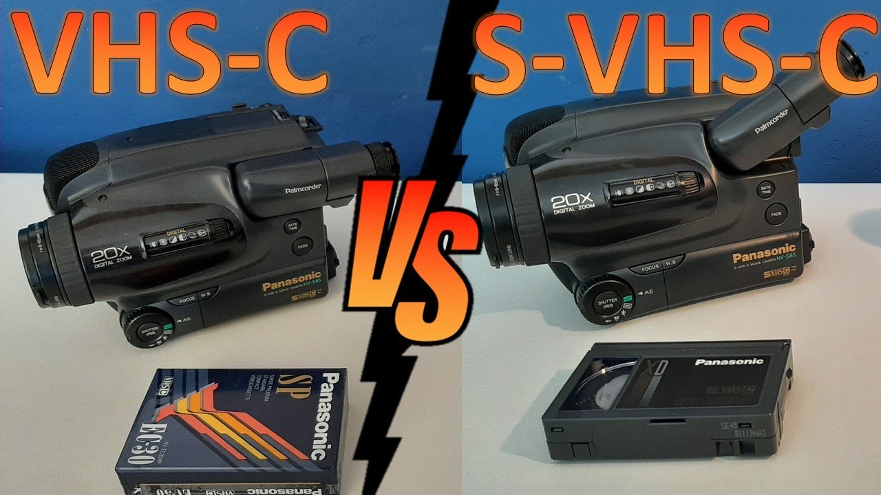 Videocamere a Confronto - PT2 - VHS-C vs S-VHS-C