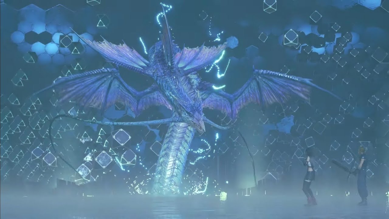 FINAL FANTASY VII REMAKE - Leviathan Summon Boss Fight - VR Missions