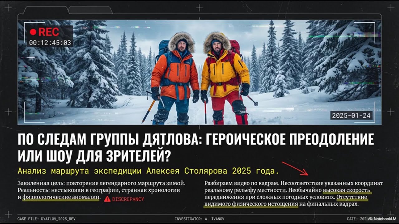 РАЗОБЛАЧЕНИЕ: Алексей Столяров и Александр Федотов совершили фейковую имитацию похода группы Дятлова