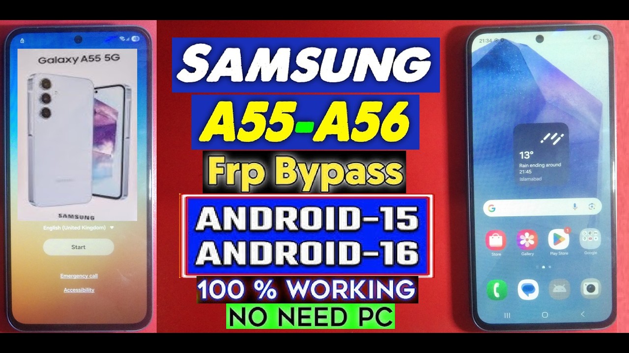 SAMSUNG GALAXY A56 FRP Bypass Android 16 | 🔓 2026 100% ✅