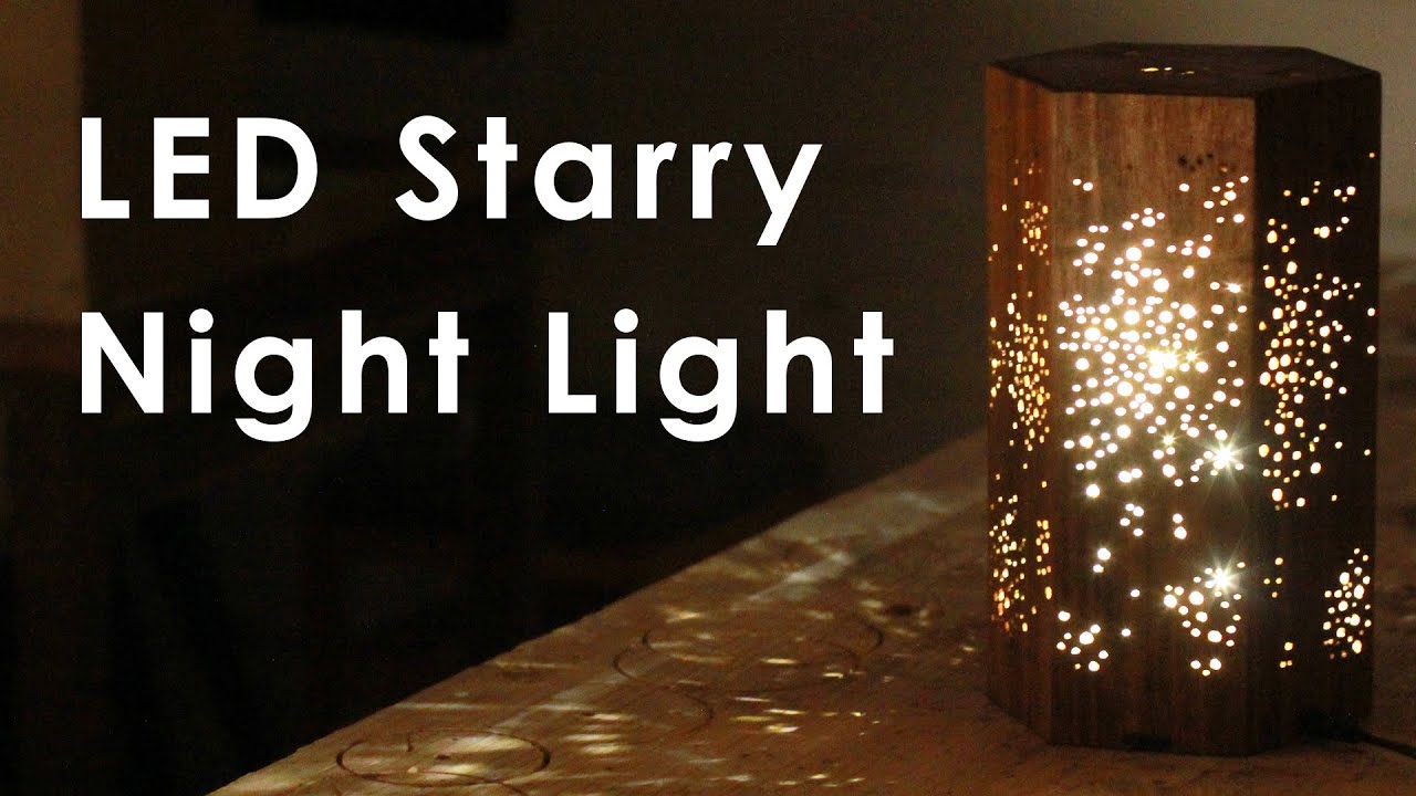 Making an LED Night Light w/ Star Pattern