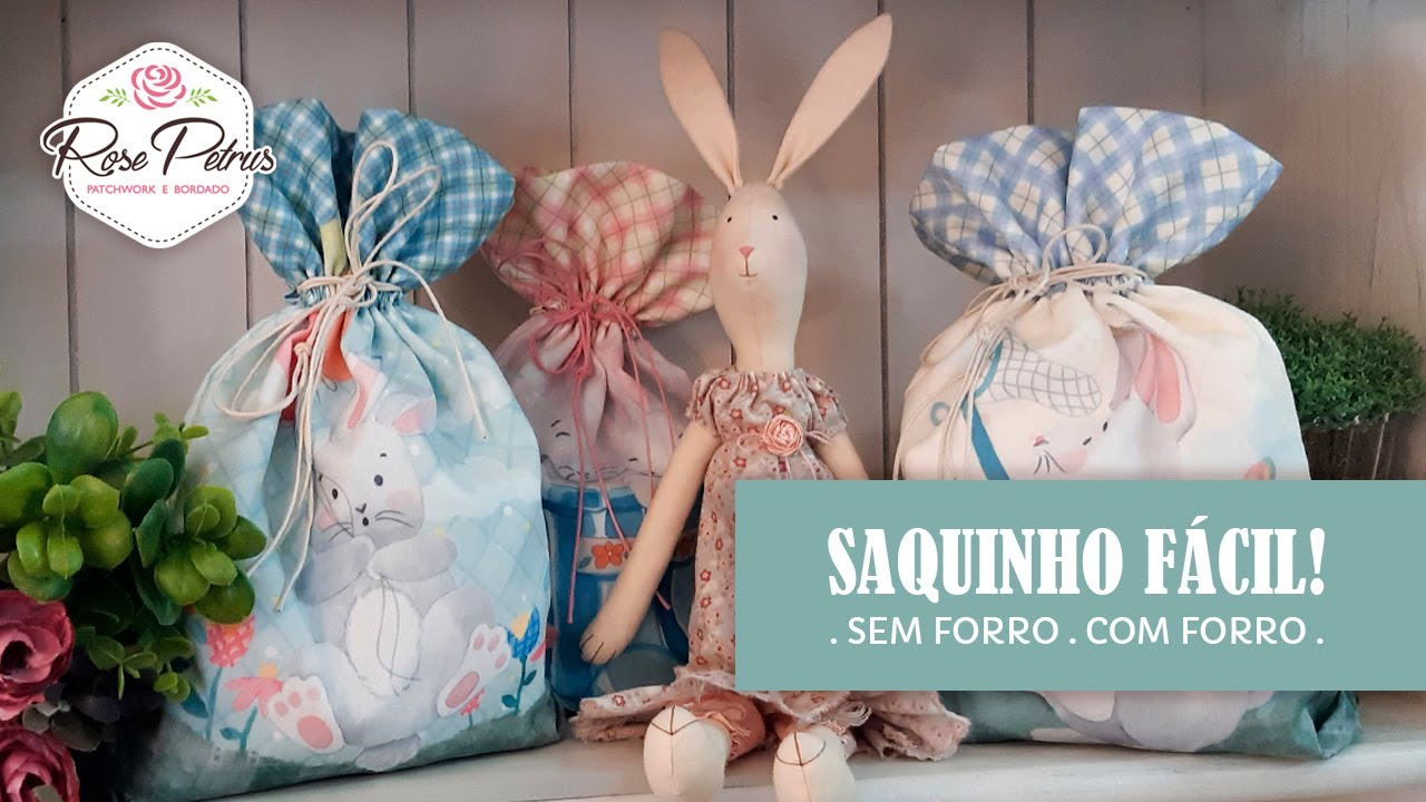 SAQUINHO FÁCIL! (SEM FORRO E COM FORRO)