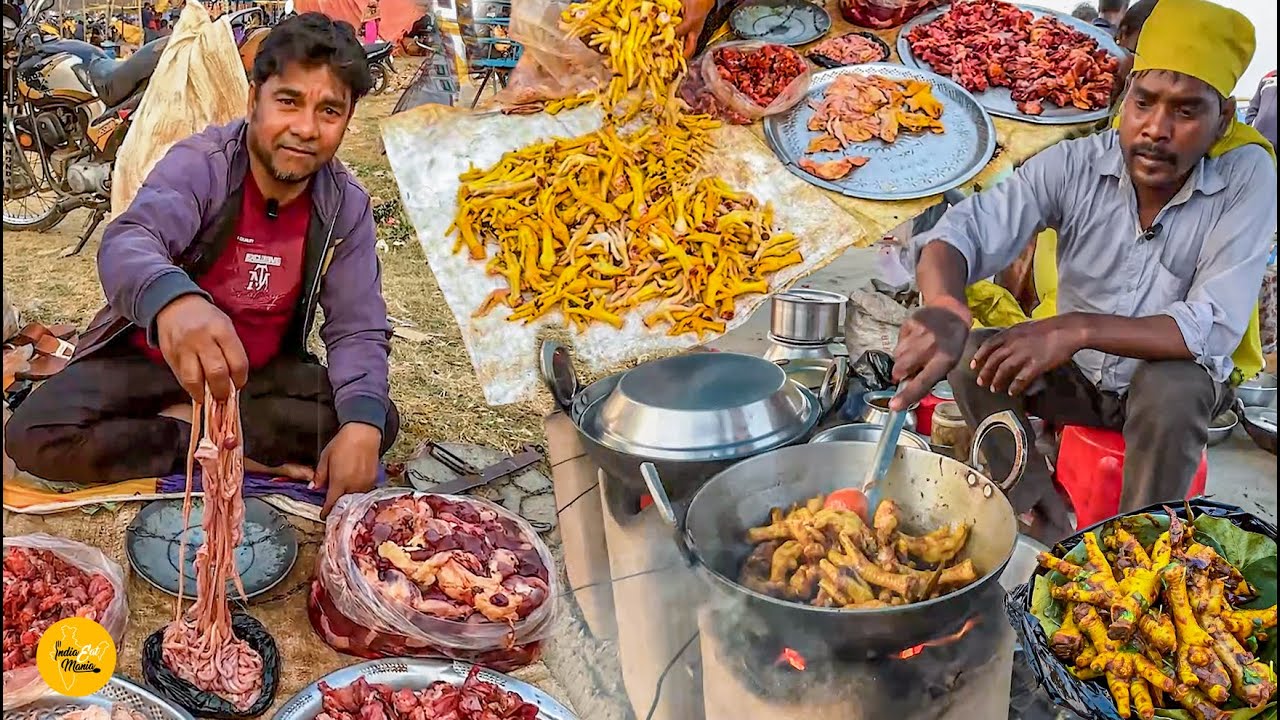 Jharkhandi Adivasi Style Murge Ke Panje Making In Ranchi l Jharkhand Street Food