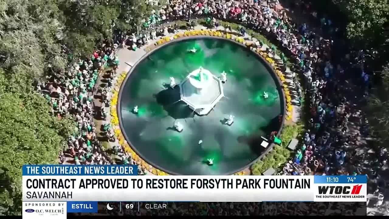 Contract approved to restore Forsyth Park fountain