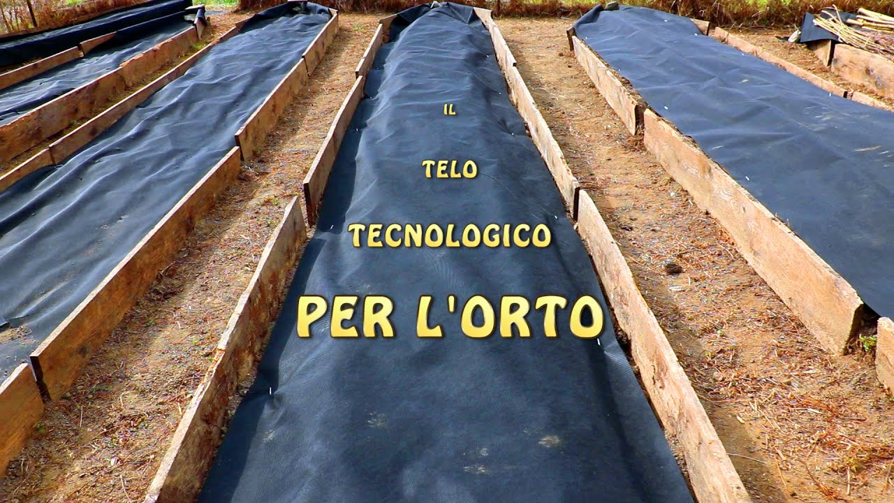 IL MIGLIOR TELO PER IL VOSTRO ORTO pacciamatura GardenGloss picchetti giardino erba infestanti
