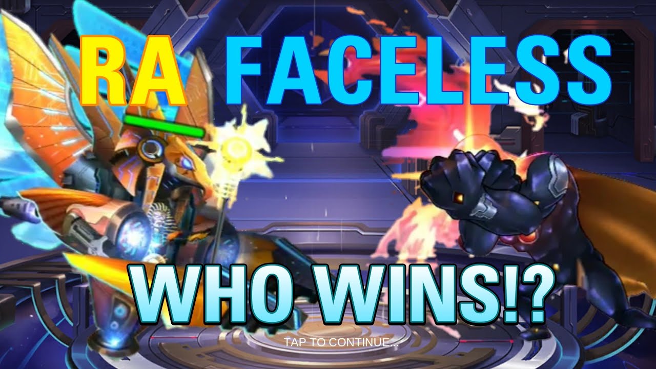 🤔WHO WINS!?🤔 RA or FACELESS!?!? - Heroes Infinity PvP Battle