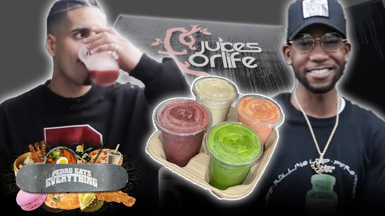 Making Smoothies and Taking Shots at Juices For Life | Pedro Eats Everything