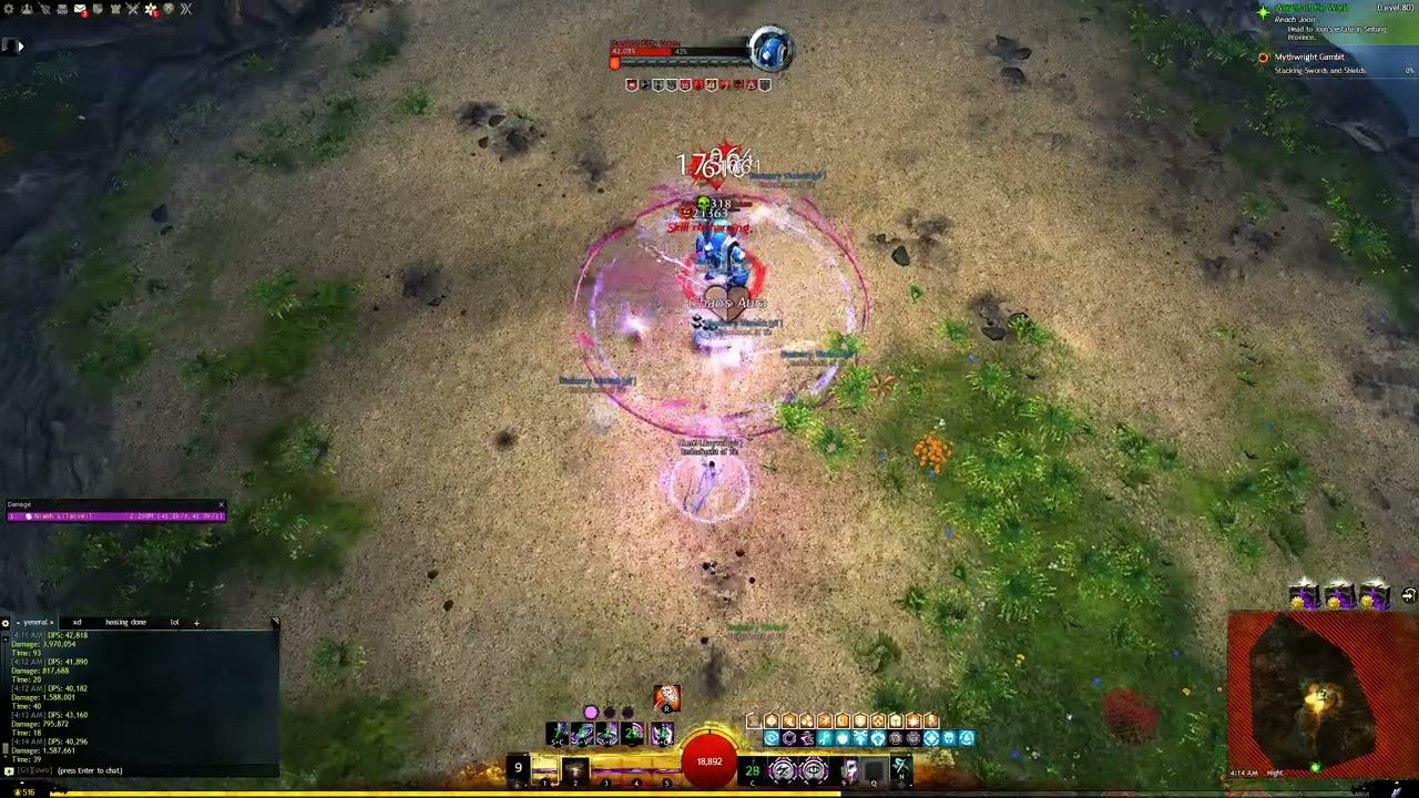 [GW2] Condition Chronomancer Benchmark - 43.2k (32 conf)