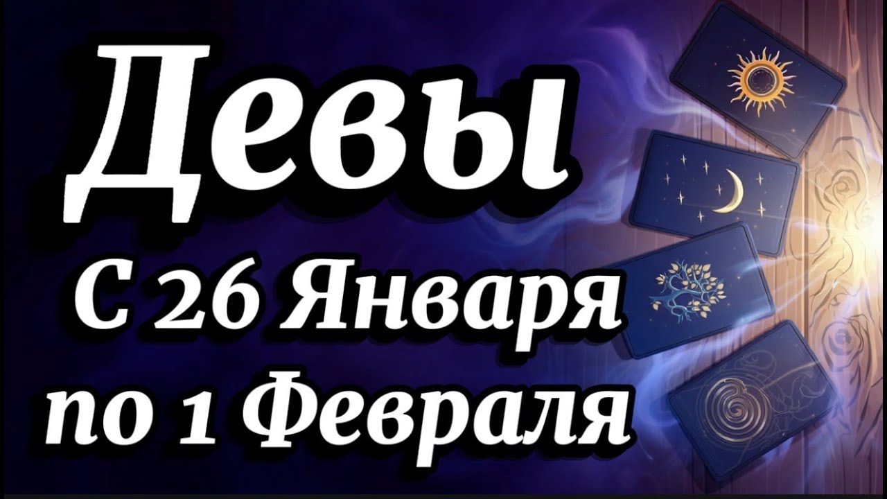 Дева ♍️ Финал января докажет — вы мастер своего успеха!Гороскоп с 26 Января по 1 Февраля 2026 года.