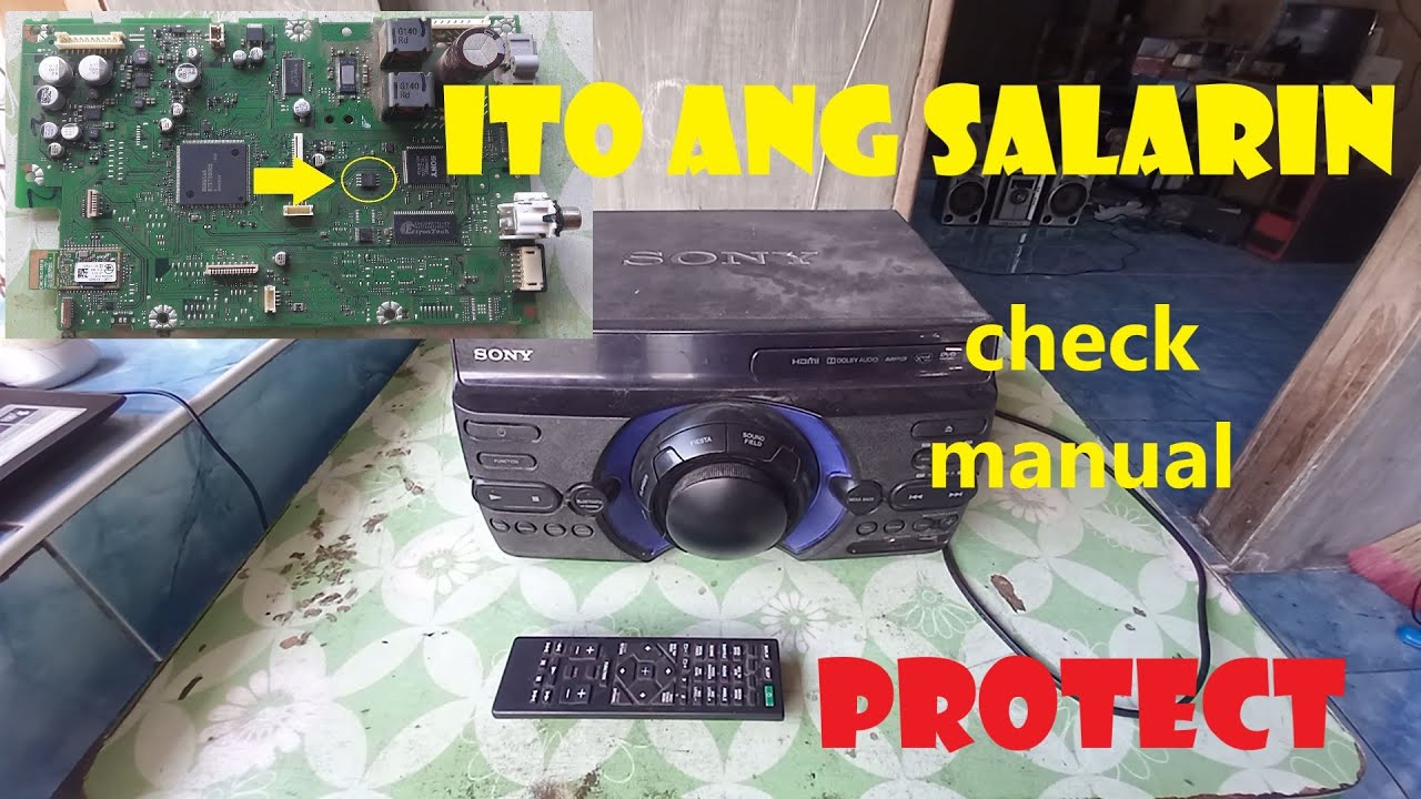 Check Manual PROTECT [SONY HCD-M40D] Reprogram EEPROM
