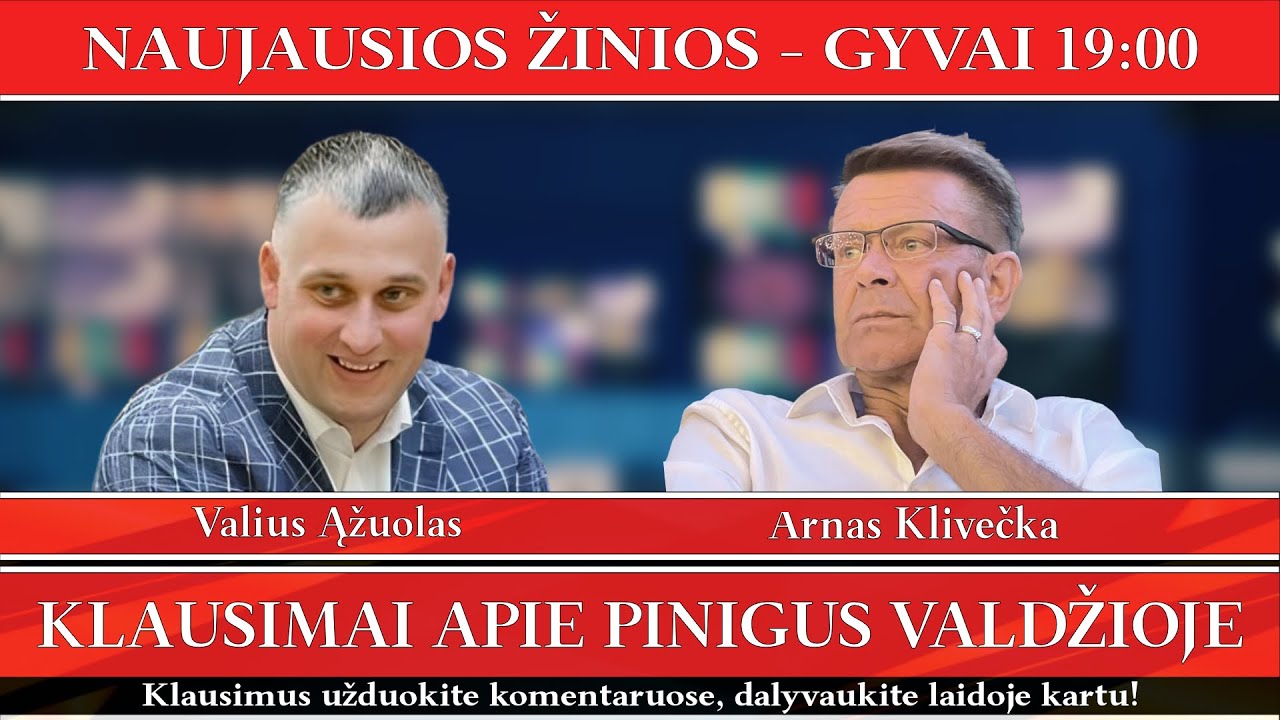 Klausimai apie pinigus valdžioje - GYVAI - 2025-11-17.