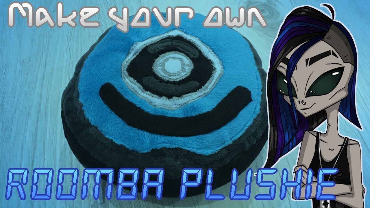 iRobot Roomba Plushie Tutorial - make your own robot vacuum plush toy