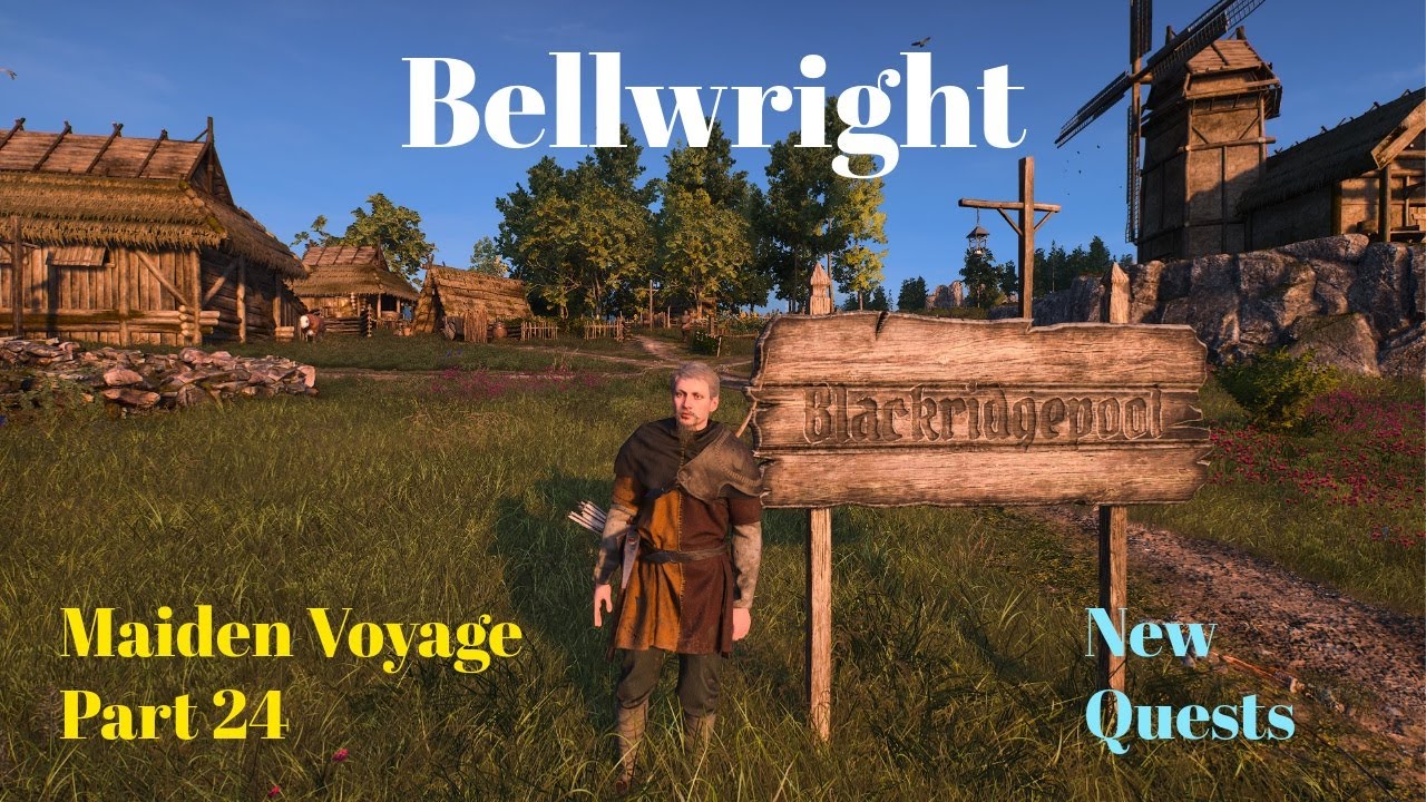 Starting Quests in Blackridgepool | Bellwright gameplay | Maiden Voyage Update Part 24