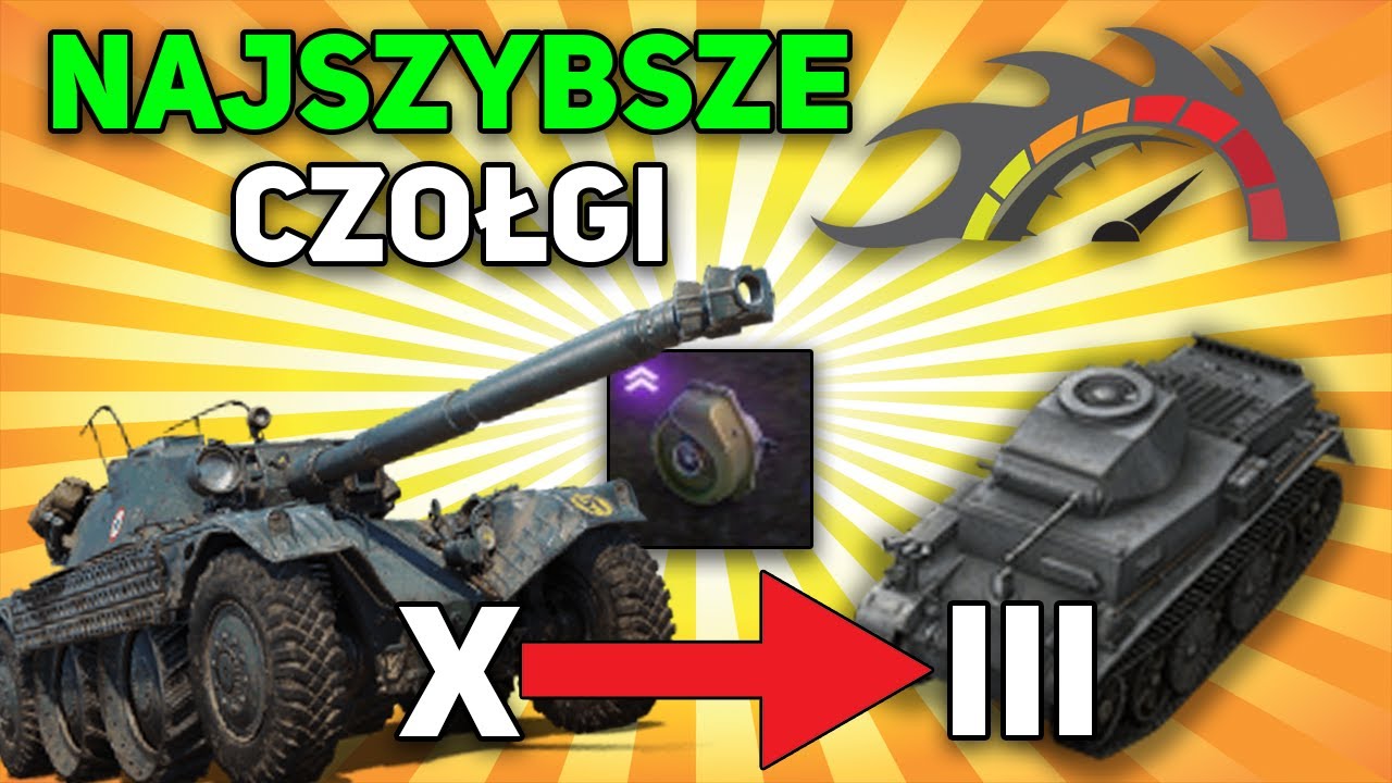RANKING NAJSZYBSZYCH CZOŁGÓW od I do X