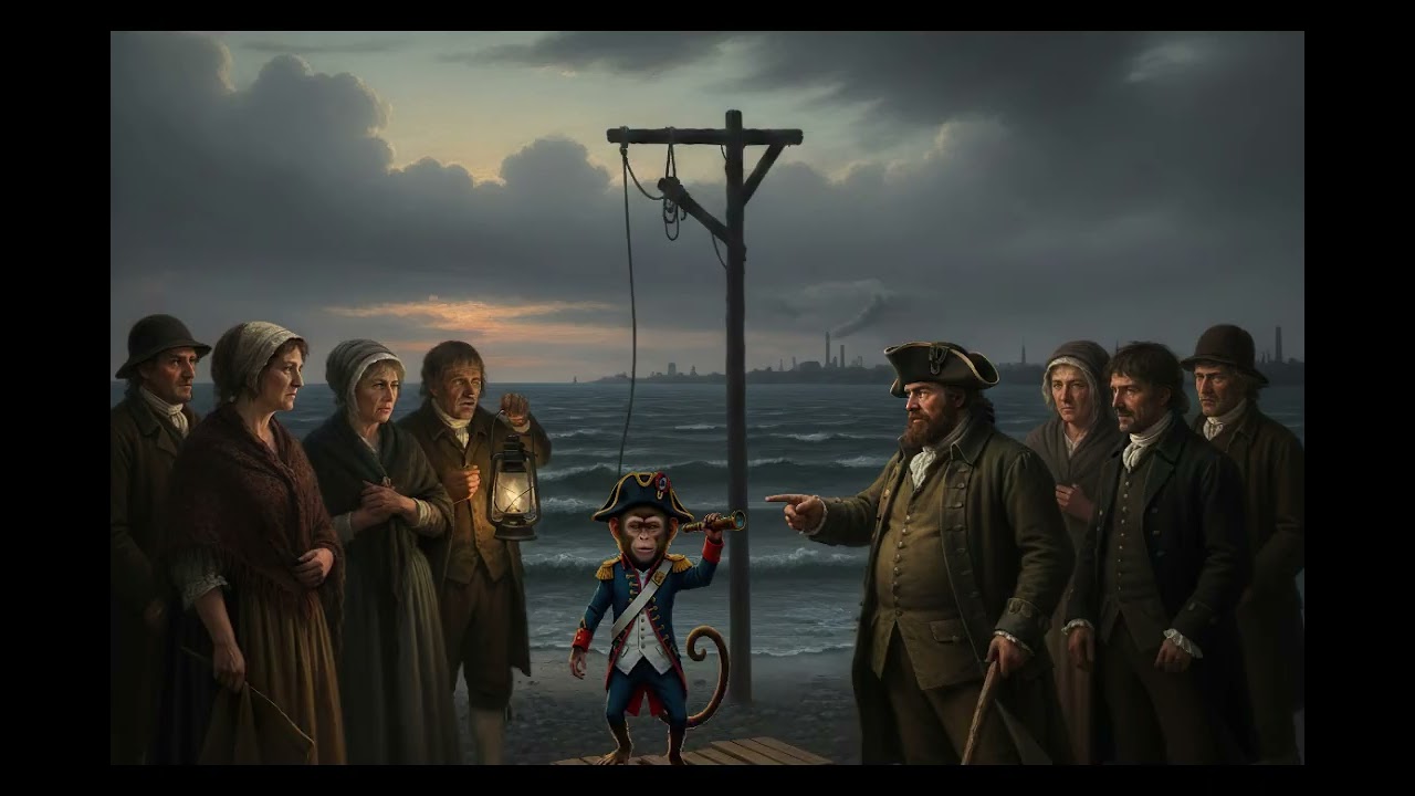 The Monkey Hangers - The Kernow Krew - (Official Lyric Video)