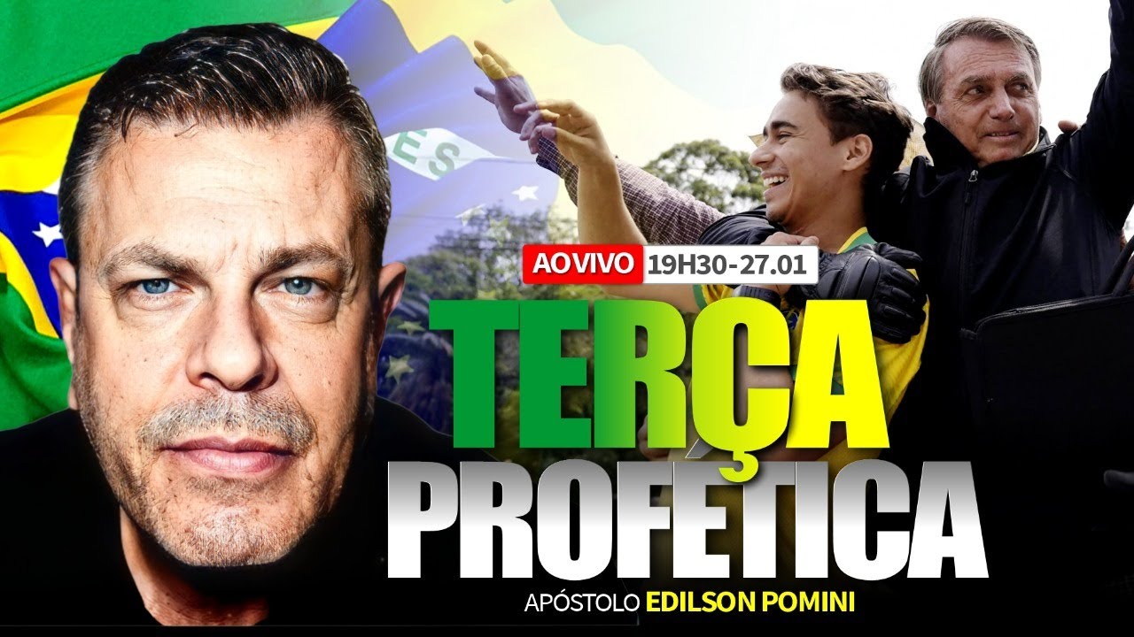 🟢 TERÇA PROFÉTICA [AO VIVO] | APÓSTOLO EDILSON POMINI 27/01/2026
