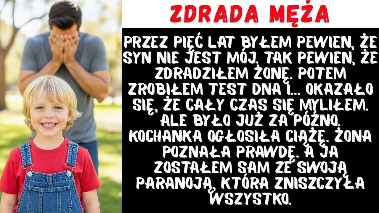 Zdrada i miłość： Myślałem że syn nie mój  Zdradziłem wierną żonę  Byłem w błędzie