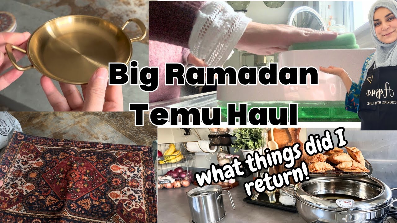 My Biggest Shein and Temu Haul for Ramadan | What I returned!