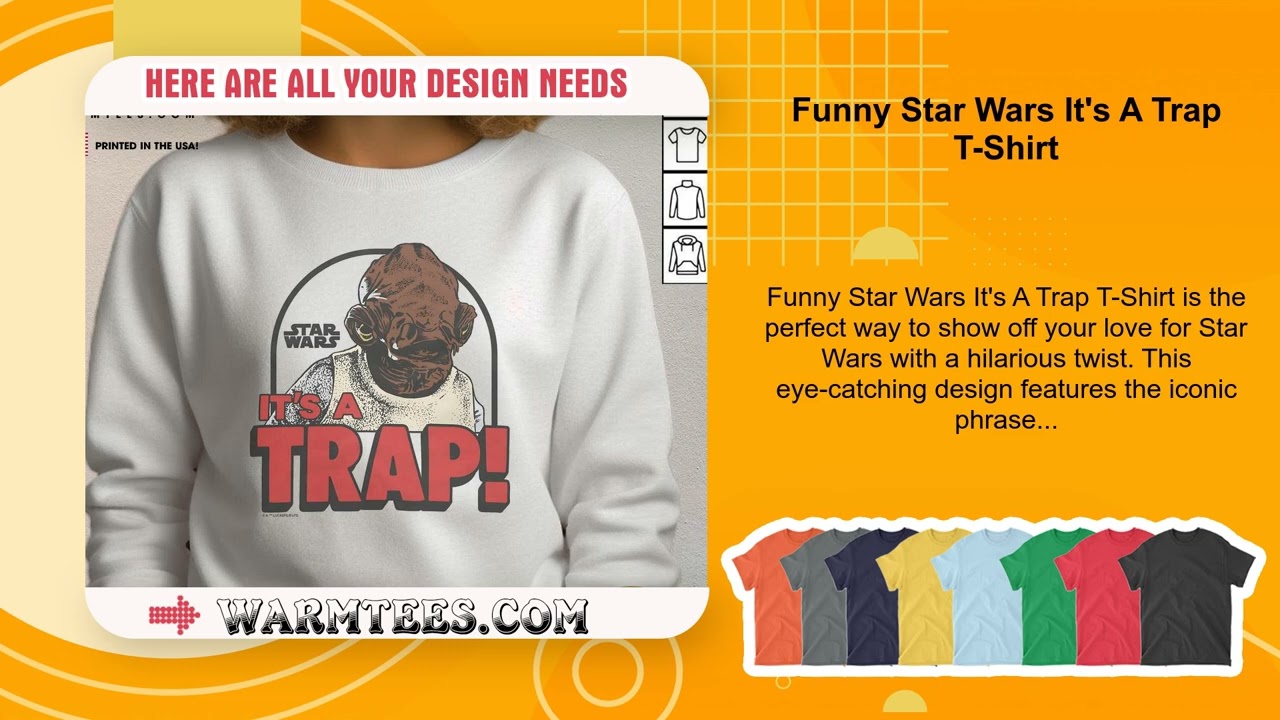 Funny Star Wars It's A Trap T-Shirt