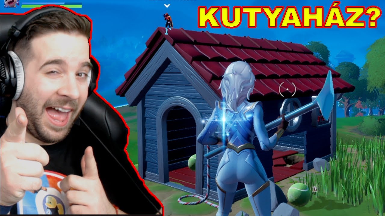 ÓRIÁS Fortnite KUTYAHÁZAT találtunk ? 😂 | Bolondos Fortnite SQUAD w/ ZsDav, Kinga és Levi